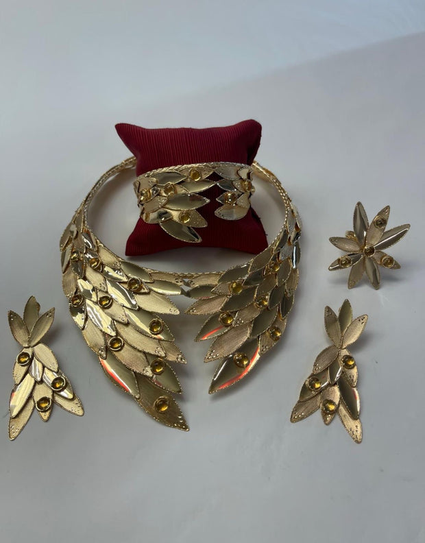 Bijoux “Éclat Royal” sterling Or 18 k | Garantie à vie