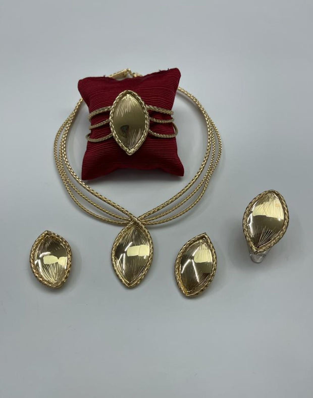 Bijoux ‘‘ Éclat Royal‘‘ Argent et OR 18K /Garantie à vie