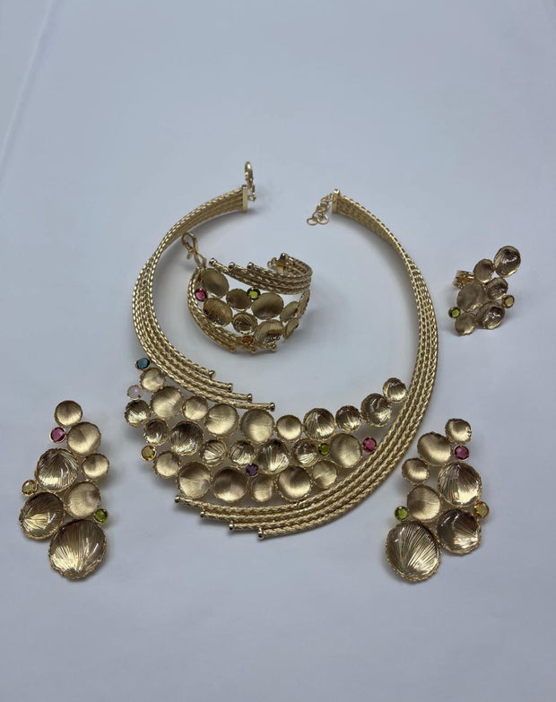 Bijoux‘‘ Or Majestueux‘‘sterling Or 18k / Garantie à vie