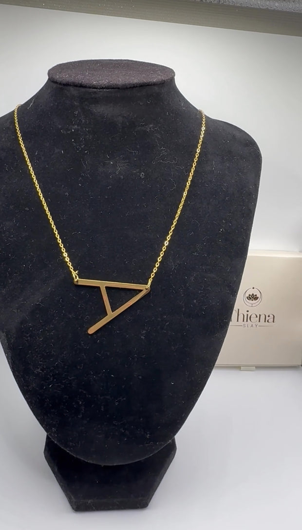 Alphabetical Necklace | Gold plate