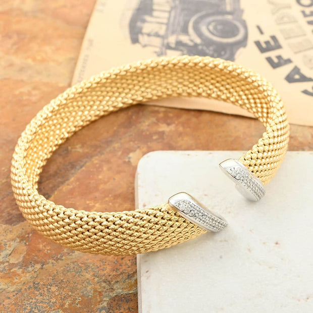 Bracelets sterling 925 & Or 18k |Garantie à vie |“Popcorn”