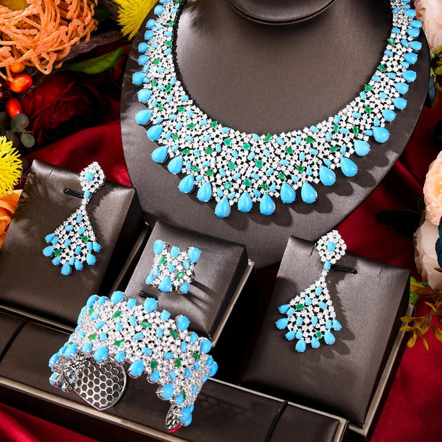 Ensemble de luxe | Zirconia | Indien|