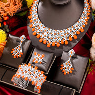 Ensemble de luxe | Zirconia | Indien|